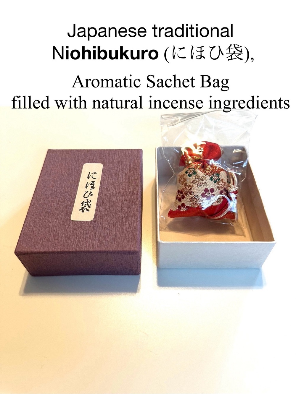 Traditional Japanese Niohibukuro Aromatic Sachet Bag Incense Fragrance
